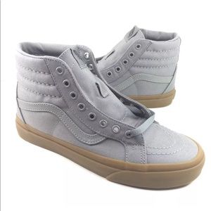 VANS SK8 Hi Reissue Shoes Sneakers Gray Sz 9